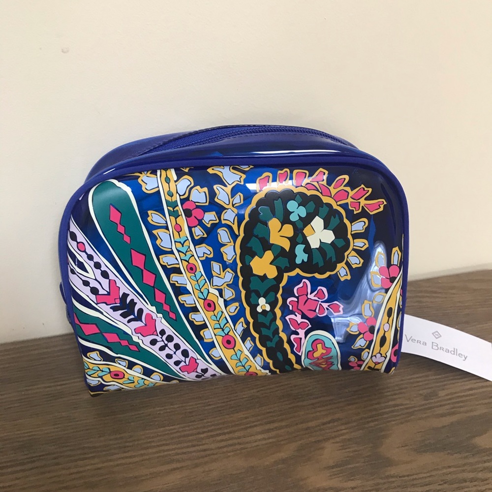 NEW Vera Bradley Iconic Medium Cosmetics Bag